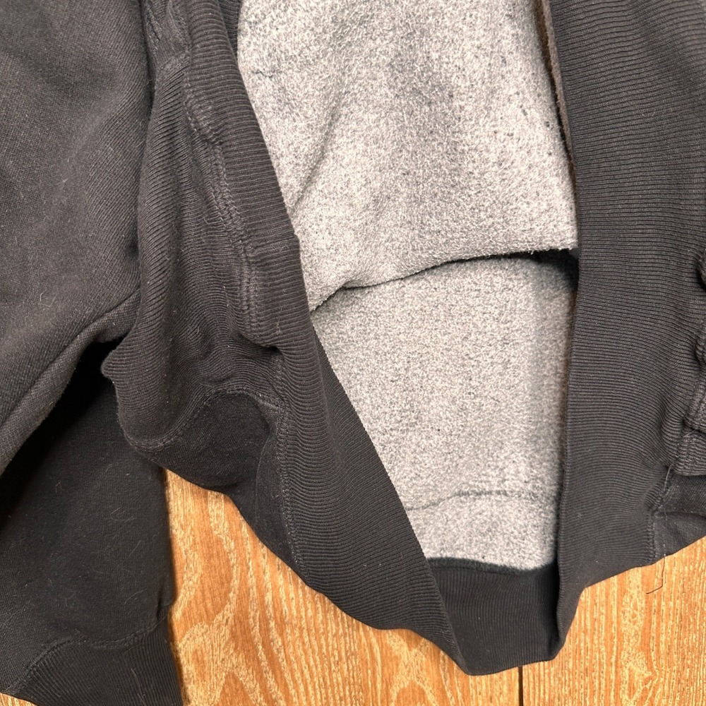 Vintage Steve and Barrys Army Crewneck Sweatshirt Black Embroidered XL Athletic - Picture 7 of 8